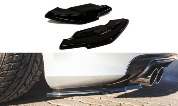 MAXTON DESIGN - Bočné difúzory zadného náraznika Audi S3 8P / S3 8P FL , Čierny lesk