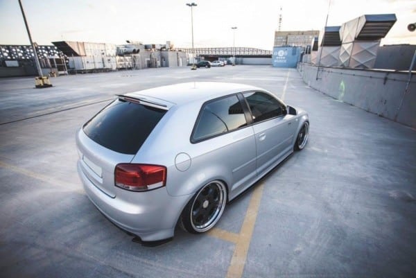 MAXTON DESIGN - Bočné difúzory zadného náraznika Audi S3 8P / S3 8P FL , Čierny lesk – Obrázok 3