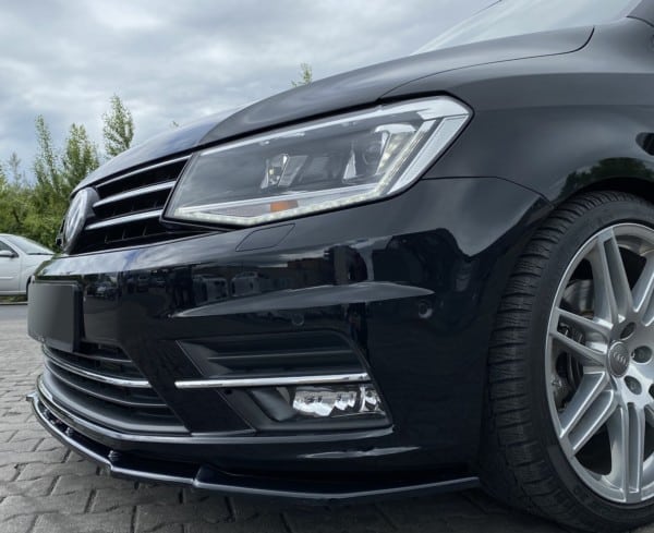 MAXTON DESIGN - Spoiler pod Predný náraznik Volkswagen Caddy Mk. 4 , Čierny lesk – Obrázok 3