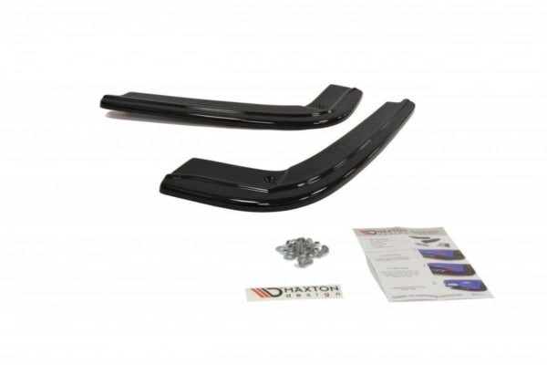 MAXTON DESIGN - Bočné difúzory zadného náraznika for vhodné pre BMW 3 E92 MPACK , Čierny lesk – Obrázok 4
