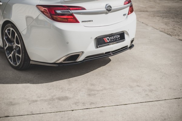 MAXTON DESIGN - Stredový spoiler pod zadný náraznik Opel Insignia Mk. 1 OPC Facelift , Čierny lesk – Obrázok 5