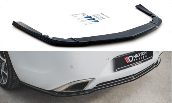 MAXTON DESIGN - Stredový spoiler pod zadný náraznik Opel Insignia Mk. 1 OPC Facelift , Čierny lesk