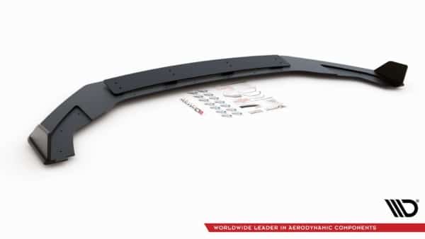 MAXTON DESIGN - Racing Durability Spoiler pod Predný náraznik   V.2 VW Golf 7 R / R-Line Facelift , Black – Obrázok 5