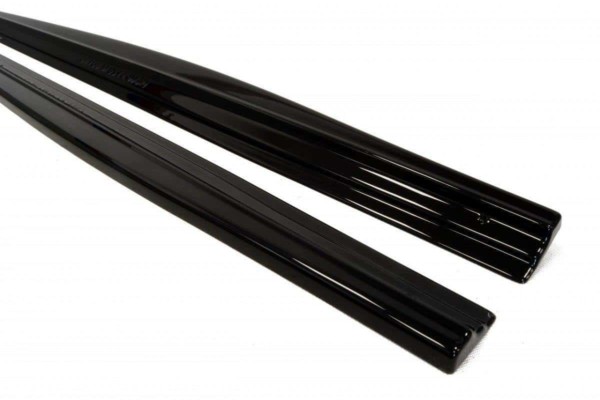 MAXTON DESIGN - Lišty pod prahy vhodné pre BMW 1 F21 M135i / M140i / M-Pack , Čierny lesk – Obrázok 4