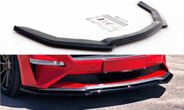 MAXTON DESIGN - Spoiler pod Predný náraznik   Ford Mustang Mk. 6 Facelift , Čierny lesk