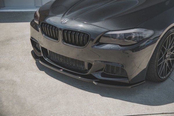 MAXTON DESIGN - Spoiler pod Predný náraznik   V.4 pre vhodné pre BMW 5 F10/F11 M-Pack , Čierny lesk – Obrázok 6