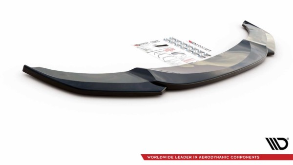 MAXTON DESIGN - Spoiler pod Predný náraznik   V.4 pre vhodné pre BMW 5 F10/F11 M-Pack , Čierny lesk – Obrázok 7