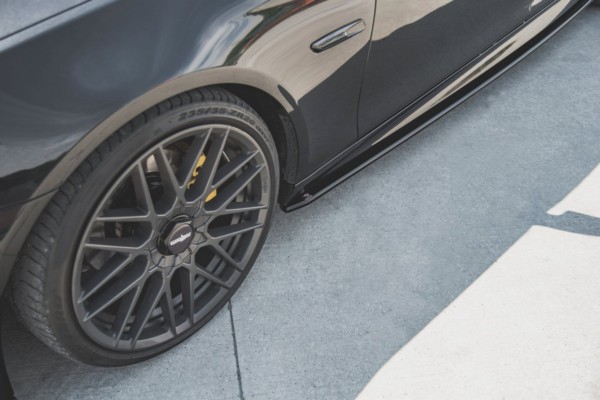 MAXTON DESIGN - Lišty pod prahy V.2 vhodné pre BMW 5 F10/F11 M-Pack , Čierny lesk – Obrázok 4
