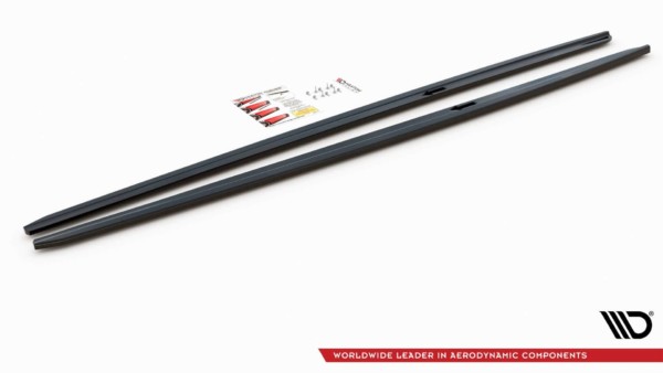 MAXTON DESIGN - Lišty pod prahy V.2 vhodné pre BMW 5 F10/F11 M-Pack , Čierny lesk – Obrázok 8