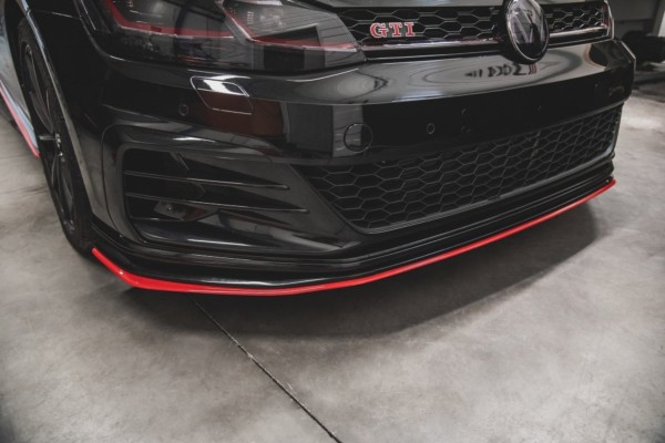 MAXTON DESIGN - Spoiler pod Predný náraznik   VW Golf 7 GTI TCR , RED – Obrázok 6