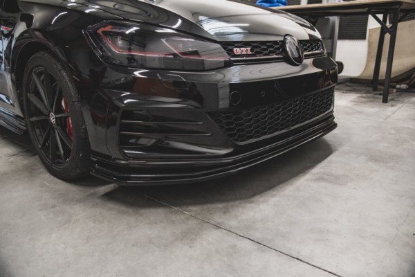 MAXTON DESIGN - Spoiler pod Predný náraznik   VW Golf 7 GTI TCR , RED – Obrázok 4