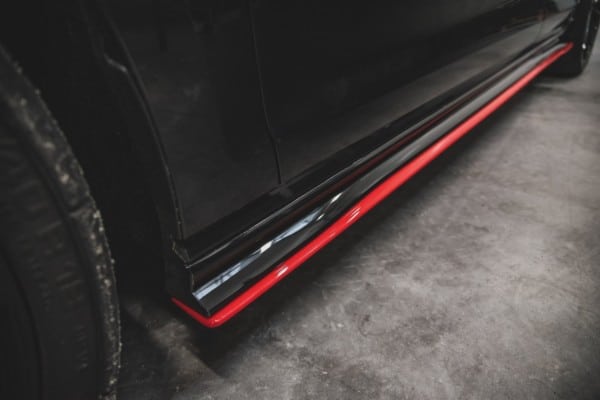 MAXTON DESIGN - Lišty pod prahy VW Golf 7 GTI TCR , RED – Obrázok 6