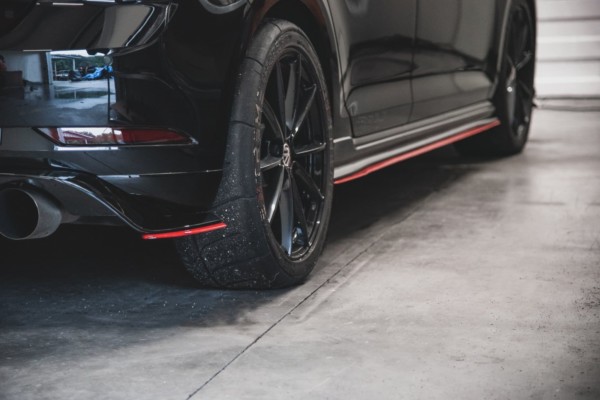 MAXTON DESIGN - Bočné difúzory zadného náraznika VW Golf 7 GTI TCR , Čierny lesk , – Obrázok 8