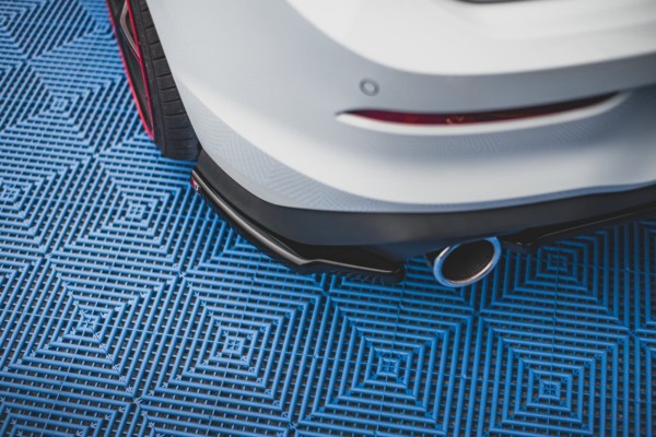 MAXTON DESIGN - Bočné difúzory zadného náraznika Volkswagen Golf 8 GTI , Čierny lesk , – Obrázok 3