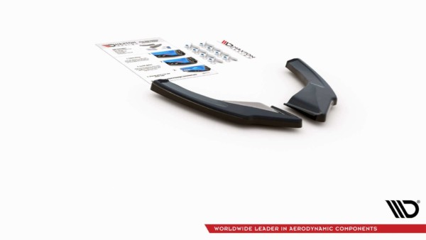 MAXTON DESIGN - Bočné difúzory zadného náraznika Volkswagen Golf 8 GTI , Čierny lesk , – Obrázok 8