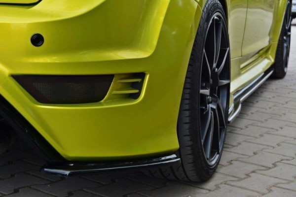MAXTON DESIGN - Bočné difúzory zadného náraznika Ford Focus RS Mk2 , Čierny lesk – Obrázok 2