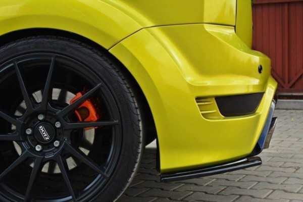 MAXTON DESIGN - Bočné difúzory zadného náraznika Ford Focus RS Mk2 , Čierny lesk – Obrázok 4