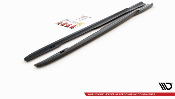 MAXTON DESIGN - Lišty pod prahy V.2 Ford Focus ST Mk3 , Čierny lesk – Obrázok 6