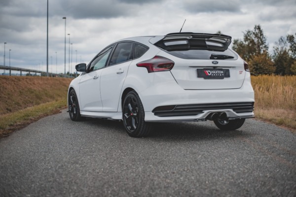 MAXTON DESIGN - Lišty pod prahy V.2 Ford Focus ST Mk3 , Čierny lesk – Obrázok 3