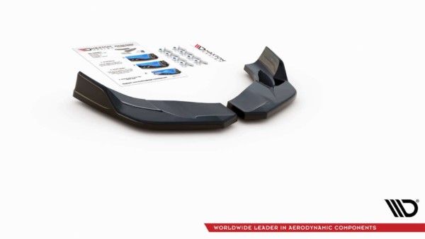 MAXTON DESIGN - Bočné difúzory zadného náraznika V.4 Hyundai I30 N Mk3 Hatchback , Čierny lesk , – Obrázok 8