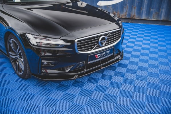 MAXTON DESIGN - Spoiler pod Predný náraznik   V.1 Volvo S60 R-Design Mk3 , Čierny lesk 


, – Obrázok 2