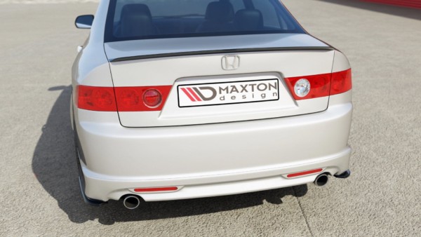 MAXTON DESIGN - Bočné difúzory zadného náraznika HONDA ACCORD VII TYPE-S , Čierny lesk – Obrázok 3