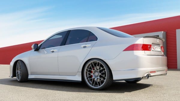 MAXTON DESIGN - Bočné difúzory zadného náraznika HONDA ACCORD VII TYPE-S , Čierny lesk – Obrázok 5