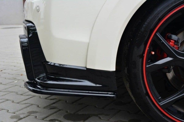 MAXTON DESIGN - Bočné difúzory zadného náraznika HONDA CIVIC IX TYPE R , Čierny lesk – Obrázok 2