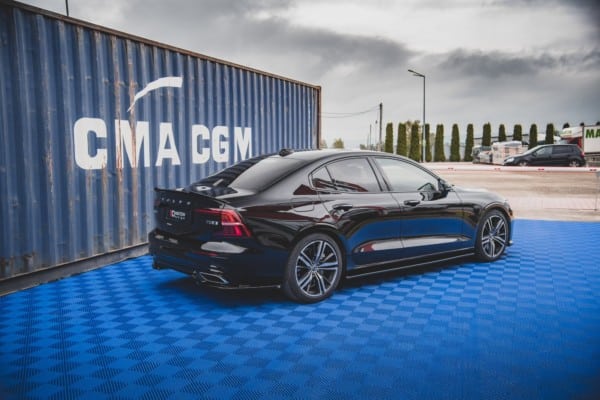 MAXTON DESIGN - Lišty pod prahy V.2 Volvo S60 R-Design Mk3 , Čierny lesk – Obrázok 5