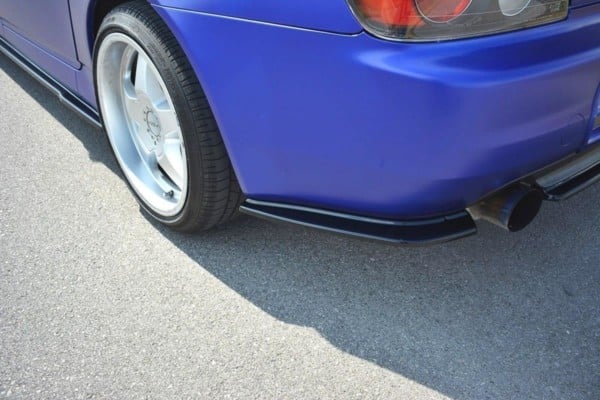 MAXTON DESIGN - Bočné difúzory zadného náraznika HONDA S2000 , Čierny lesk