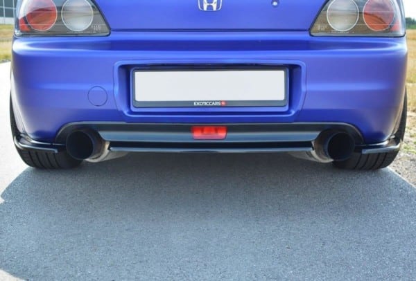 MAXTON DESIGN - Bočné difúzory zadného náraznika HONDA S2000 , Čierny lesk – Obrázok 2