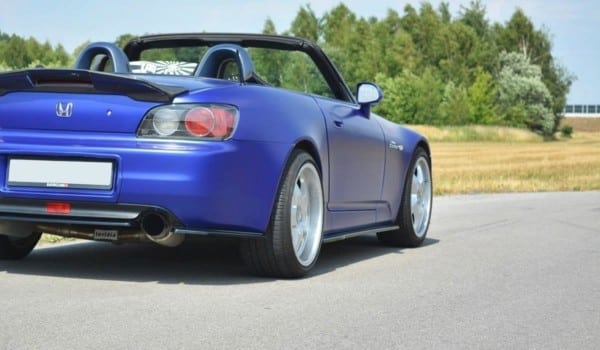 MAXTON DESIGN - Bočné difúzory zadného náraznika HONDA S2000 , Čierny lesk – Obrázok 4