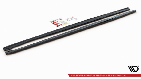 MAXTON DESIGN - Lišty pod prahy V.2 Audi RS6 C7 , Čierny lesk – Obrázok 6