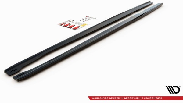 MAXTON DESIGN - Lišty pod prahy V.2 Audi RS6 C7 , Čierny lesk – Obrázok 7
