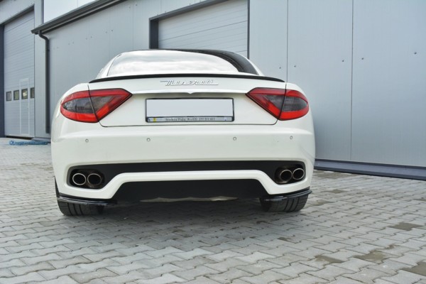 MAXTON DESIGN - Bočné difúzory zadného náraznika MASERATI GRANTURISMO 2007-2011 , Čierny lesk – Obrázok 2