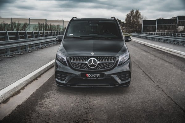 MAXTON DESIGN - Spoiler pod Predný náraznik   V.1 Mercedes-Benz V-Class AMG-Line W447 Facelift , Čierny lesk 


, – Obrázok 2