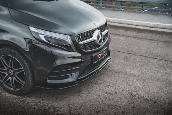 MAXTON DESIGN - Spoiler pod Predný náraznik   V.1 Mercedes-Benz V-Class AMG-Line W447 Facelift , Čierny lesk 


, – Obrázok 4