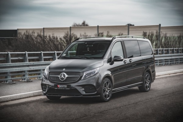 MAXTON DESIGN - Spoiler pod Predný náraznik   V.1 Mercedes-Benz V-Class AMG-Line W447 Facelift , Čierny lesk 


, – Obrázok 5