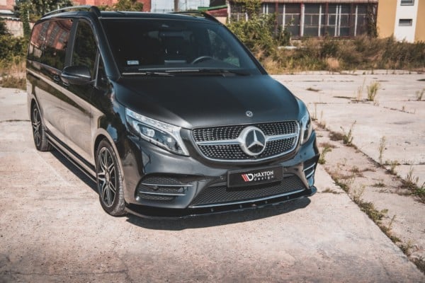 MAXTON DESIGN - Spoiler pod Predný náraznik   V.2 Mercedes-Benz V-Class AMG-Line W447 Facelift , Čierny lesk 


, – Obrázok 2