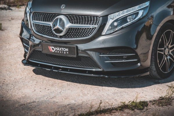MAXTON DESIGN - Spoiler pod Predný náraznik   V.2 Mercedes-Benz V-Class AMG-Line W447 Facelift , Čierny lesk 


, – Obrázok 4