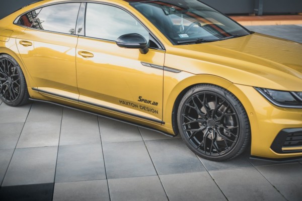 MAXTON DESIGN - Racing Durability Lišty pod prahy Volkswagen Arteon R-Line , Black – Obrázok 2