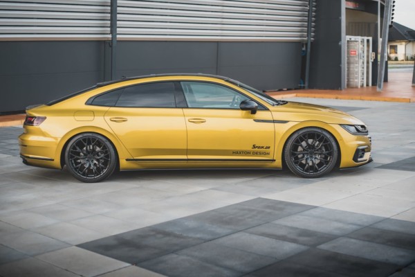 MAXTON DESIGN - Racing Durability Lišty pod prahy Volkswagen Arteon R-Line , Black – Obrázok 3