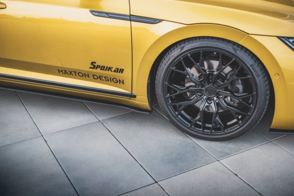 MAXTON DESIGN - Racing Durability Lišty pod prahy Volkswagen Arteon R-Line , Black – Obrázok 4