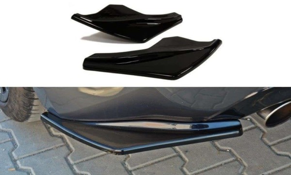 MAXTON DESIGN - Bočné difúzory zadného náraznika Nissan 370Z , Čierny lesk