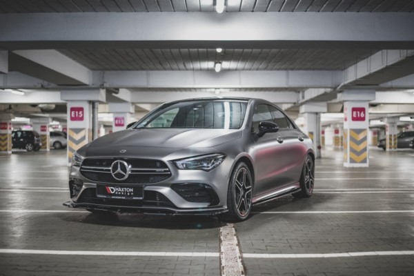 MAXTON DESIGN - Spoiler pod Predný náraznik   V.2 Mercedes-AMG CLA 35 Aero C118 , Čierny lesk 


, – Obrázok 2