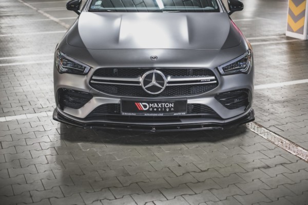 MAXTON DESIGN - Spoiler pod Predný náraznik   V.2 Mercedes-AMG CLA 35 Aero C118 , Čierny lesk 


, – Obrázok 3