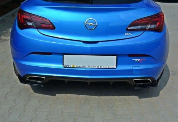 MAXTON DESIGN - Bočné difúzory zadného náraznika OPEL ASTRA J OPC / VXR , Čierny lesk – Obrázok 4