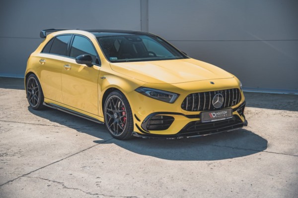 MAXTON DESIGN - Spoiler pod Predný náraznik   V.2 Mercedes-AMG A 45 S W177 , Čierny lesk 


, – Obrázok 2