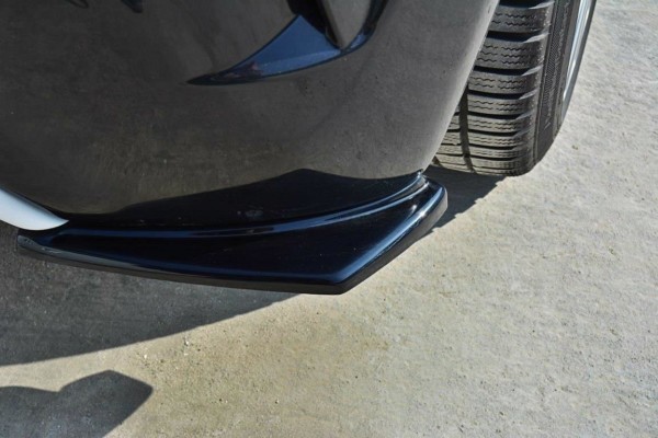 MAXTON DESIGN - Bočné difúzory zadného náraznika OPEL CORSA D OPC / VXR , Čierny lesk