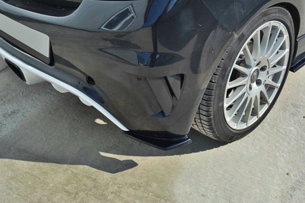 MAXTON DESIGN - Bočné difúzory zadného náraznika OPEL CORSA D OPC / VXR , Čierny lesk – Obrázok 2